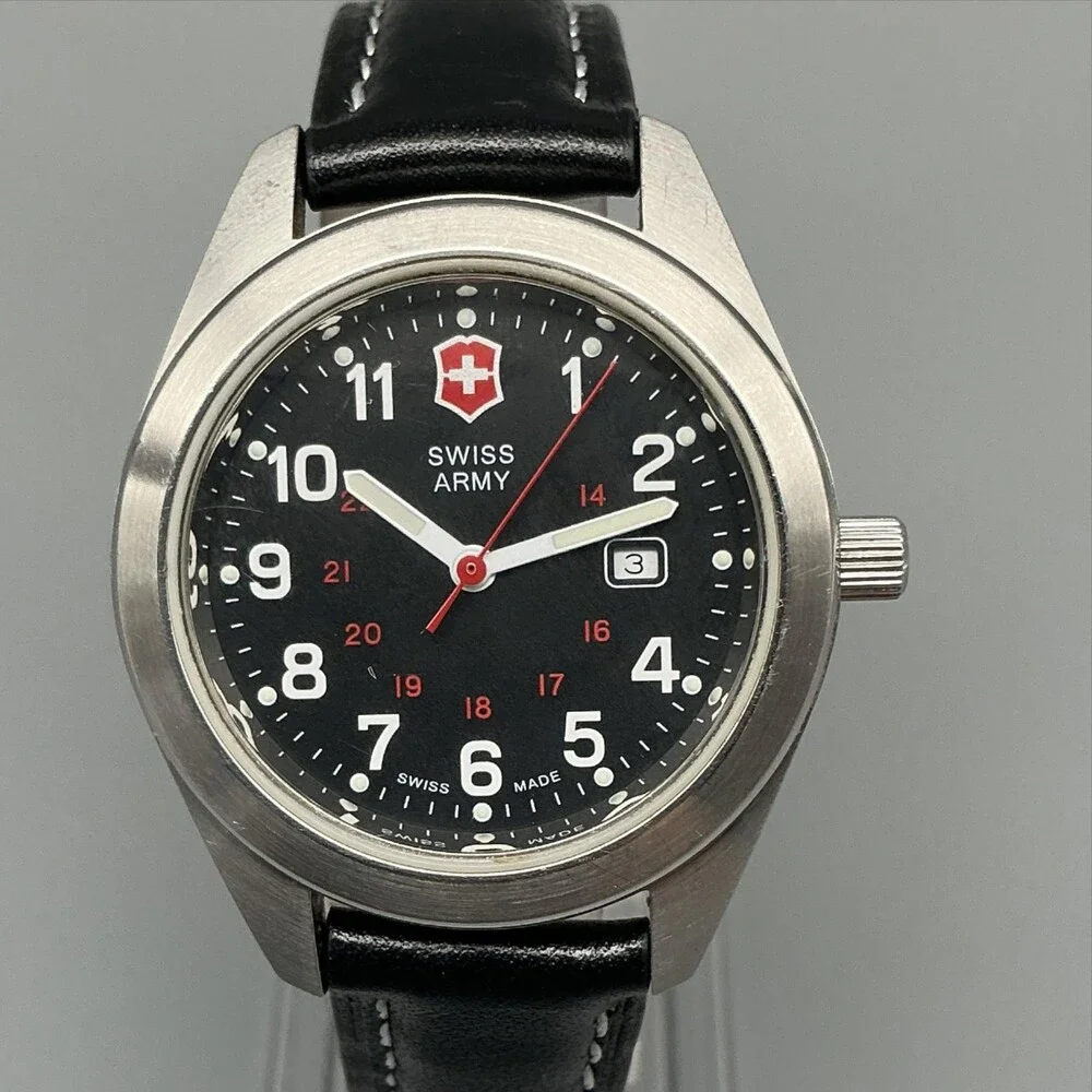 Victorinox Swiss Army Gartison Women Watch 34mm Field 241084 New Battery